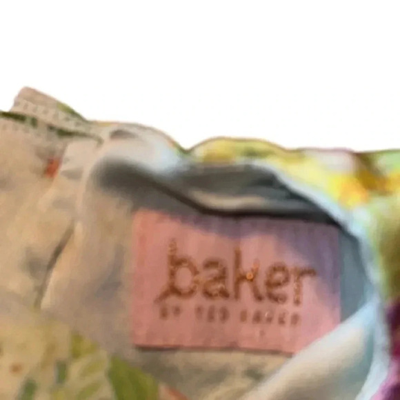 Baker Ted Baker Mint Green Floral Dress Size 0-3M - Picture 4 of 8